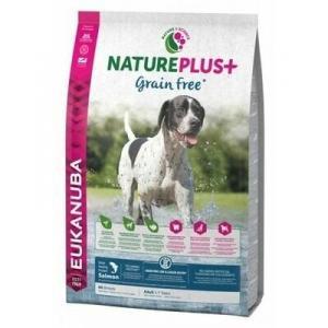 Eukanuba NaturePlus Grain Free Adult All bez graudu barība ar lasi suņiem 10kg