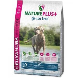 Eukanuba NaturePlus Grain Free Puppy&Junior bezgraudu barība ar lasi 10 kg