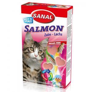 SANAL Cat Salmon, papildbarība ar lasi 50 gr
