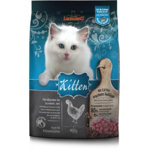 Leonardo Kitten sausa barība kaķēniem ar vistas gaļu 400 gr