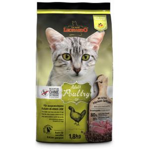 Leonardo Adult Grain Free Poultry bezgraudu s/b kaķiem 1.8 kg