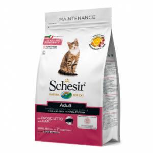 Schesir Dry Adult Ham, - Sausā barība pieaugušiem kaķiem, ar šķiņķi 1.5kg