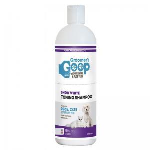 Groomer's Goop Snow White Toning Shampoo, 16oz/473ml - bālinošs šampūns