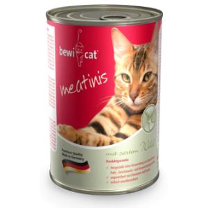 Bewi Cat Meatinis Venison k/b kaķiem 0.400kg