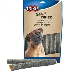 Trixie kārumi no žāvētas laša ādas visu šķirņu suņiem 150g