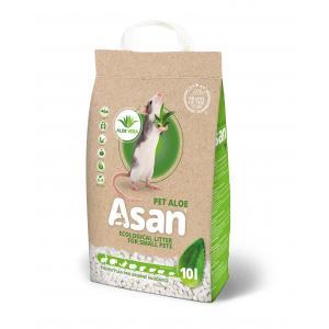 Asan Pet Aloe 10L целлюлозный наполнитель кошкам и грызунам