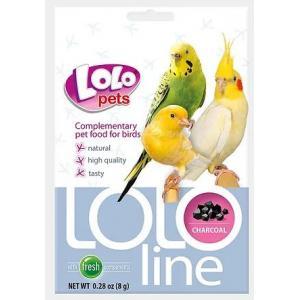 Уголь Lololine, витамины для птиц 8 гр.