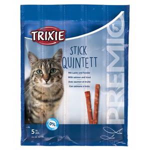 Trixie Premio лакомство для кошек палочки с лососем и форелью 5 x 5 г