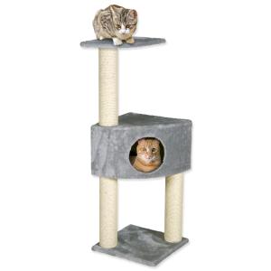 Placek Cat Irena домик для кошек с когтеточкой серый 35*35*109 см