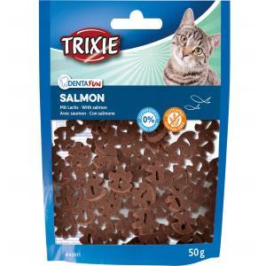 Trixie Denta Fun Salmon лакомство для кошек с лососем 50 г