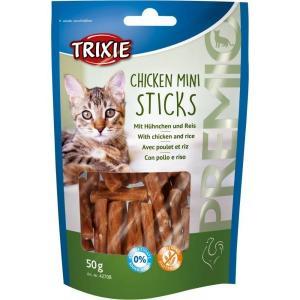 Trixie Premio лакомство для кошек палочки со вкусом курицы и риса 50 г